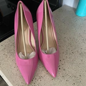 Pink high heels
